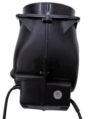 黒いプラスチック貝炊事道具フードの空気清浄器のための遠心AC送風機ファン